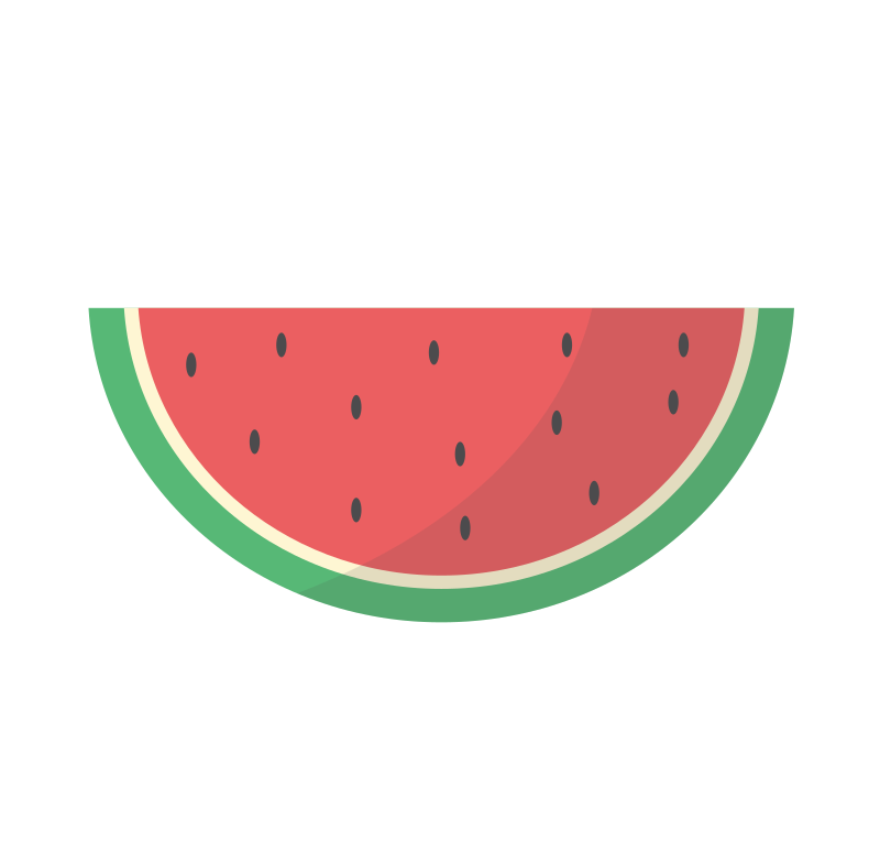 Watermelon Slice Isolated