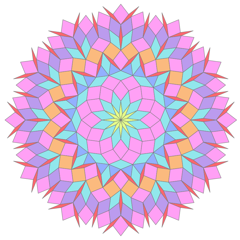 a dodecagon flower