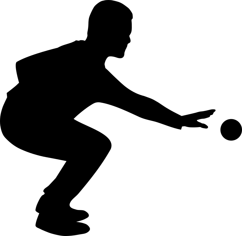 Petanque silhouette