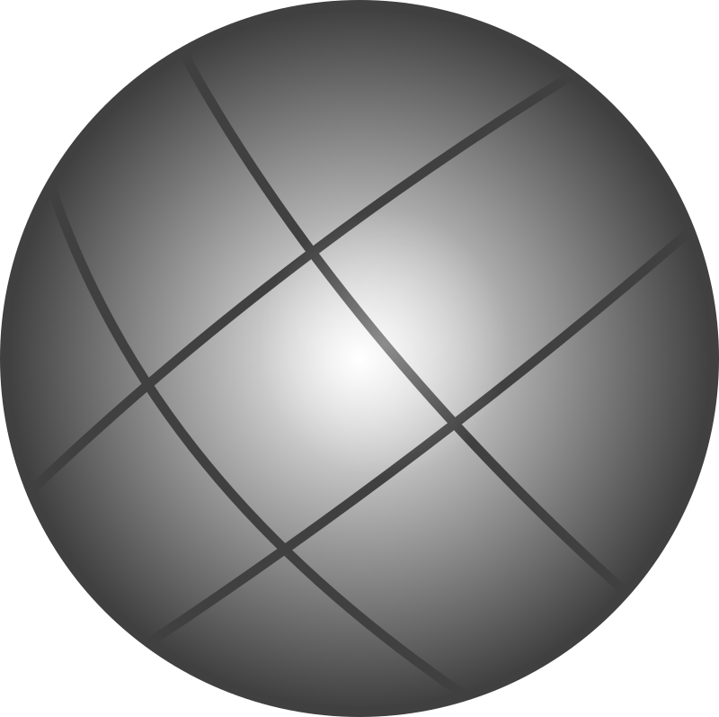 Petanque ball 1