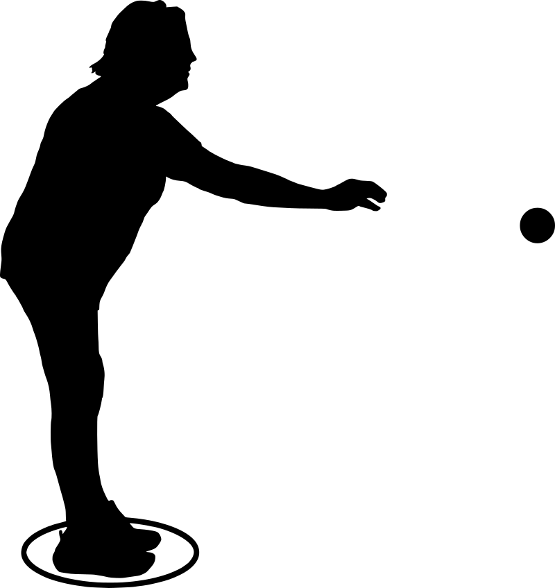Petanque silhouette 3