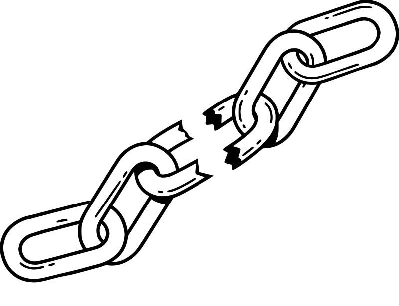 Broken chain