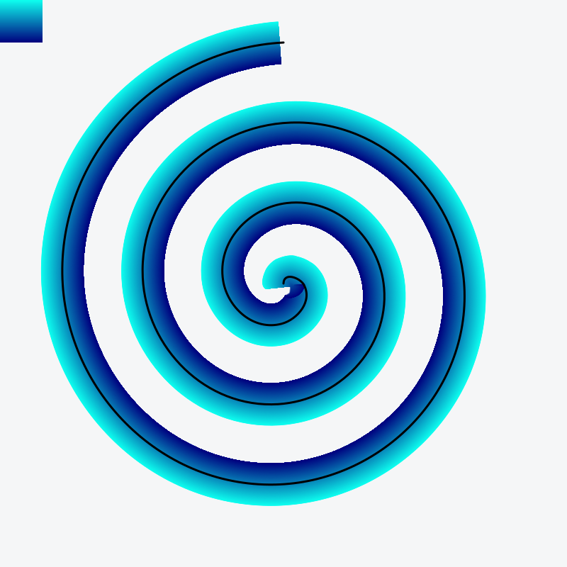 gradient spiral