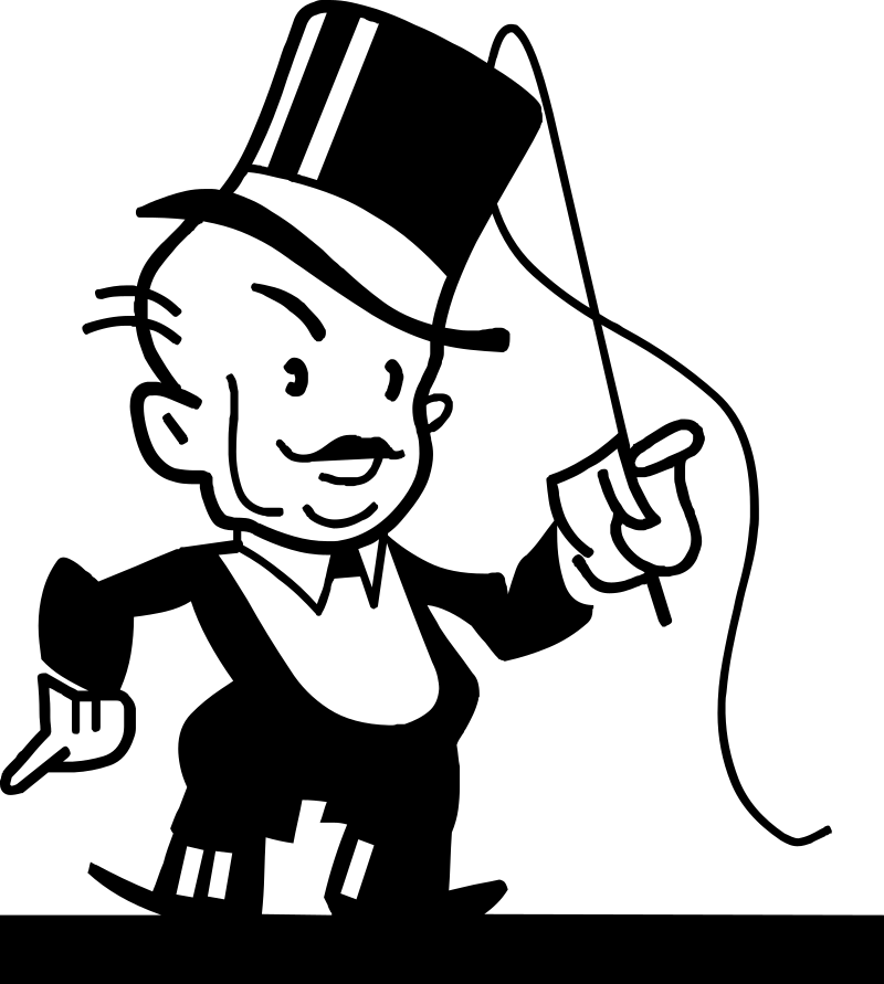 Ringmaster in top hat with whip