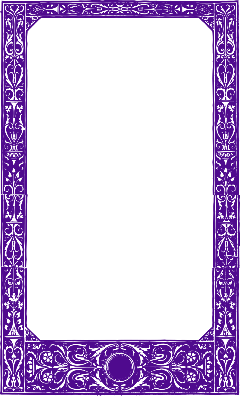 Decorative Purple Frame