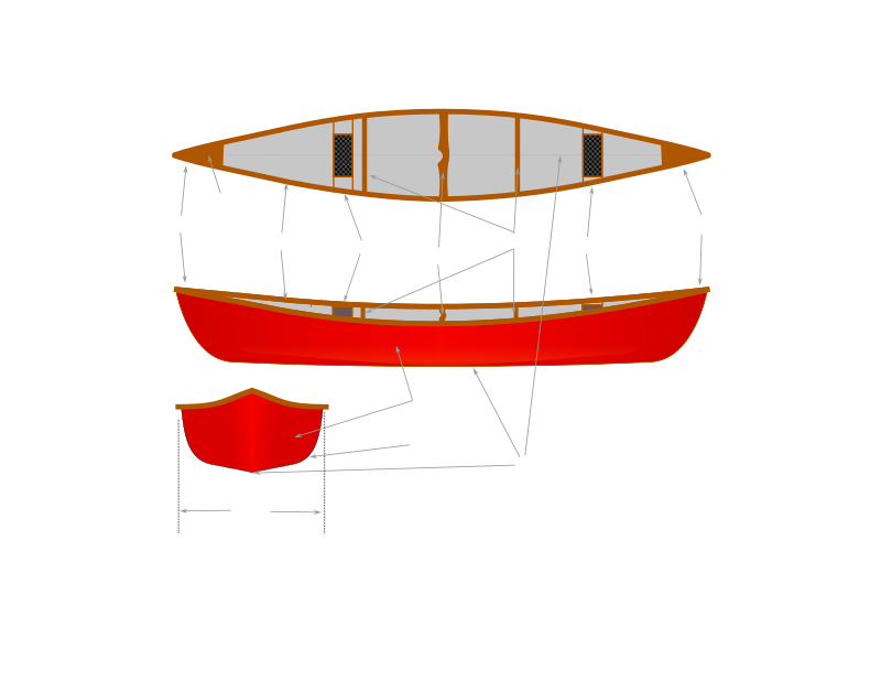 parts of a canoe