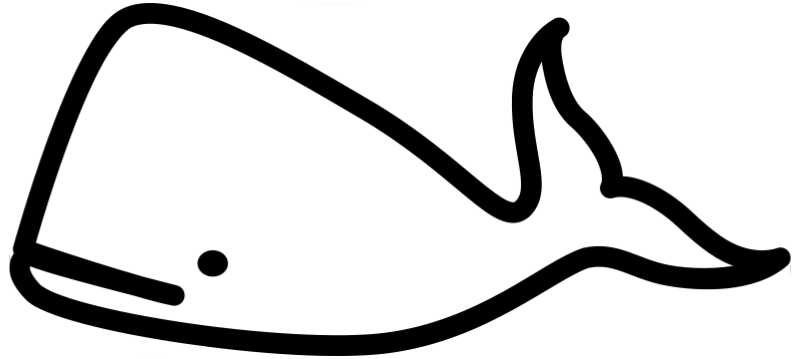 Whale Outlines Cleaned