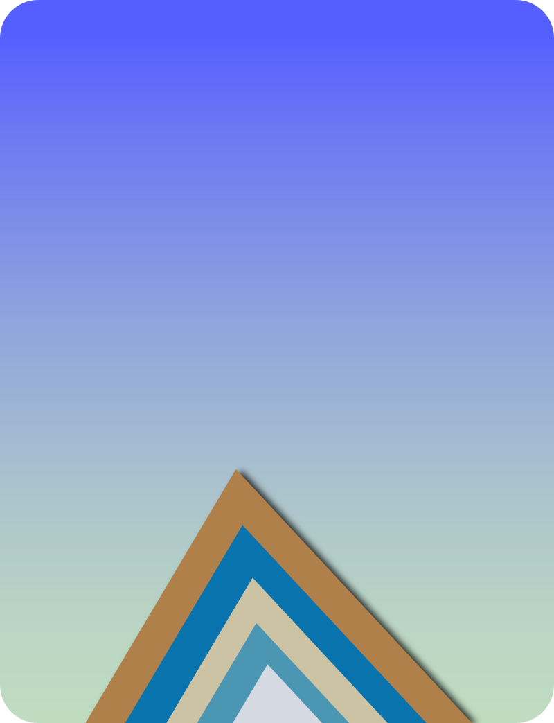 Coloured triangle background