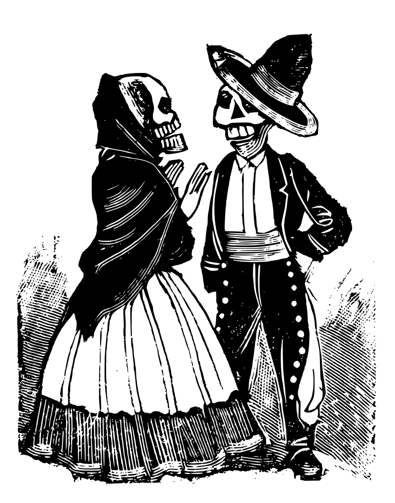 Talking Skeleton Couple