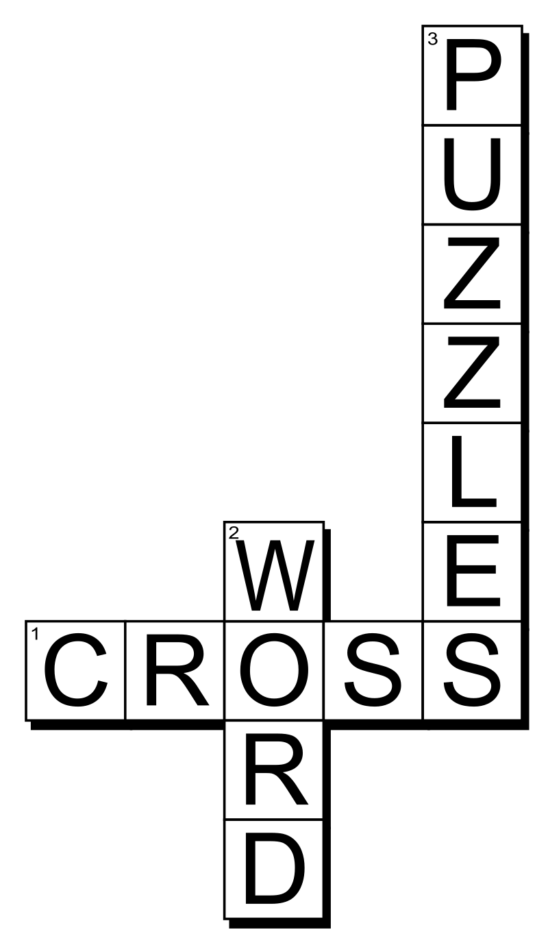 Crossword Puzzles Symbol - Fix Remix