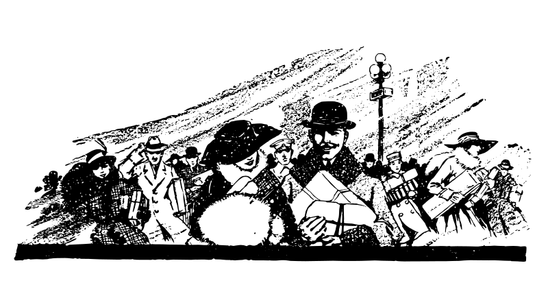 Many People Shopping