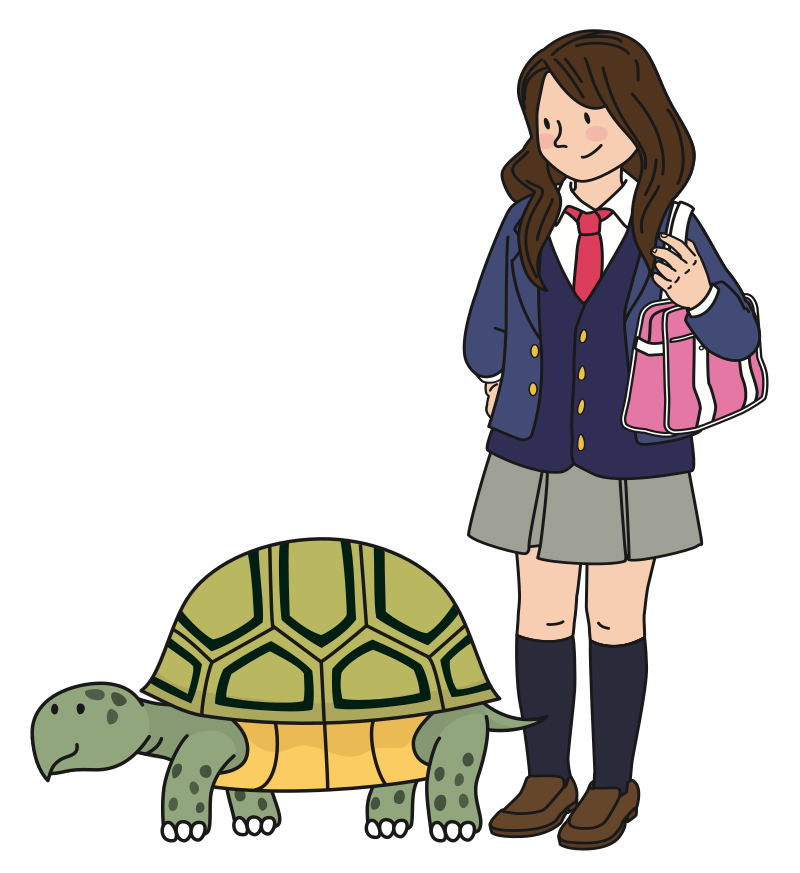 Girl with Turtle