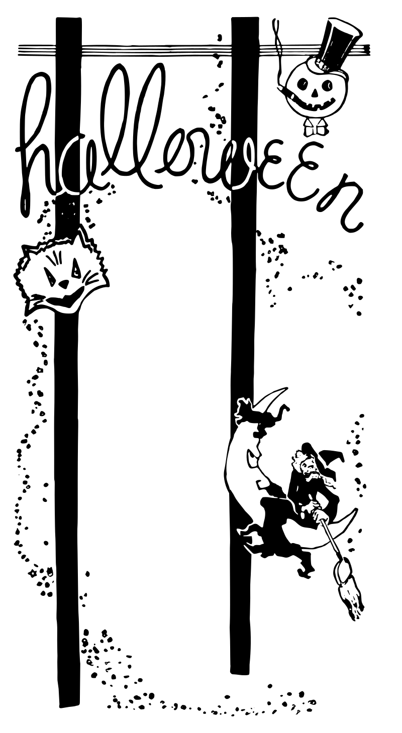 Halloween Witch Card