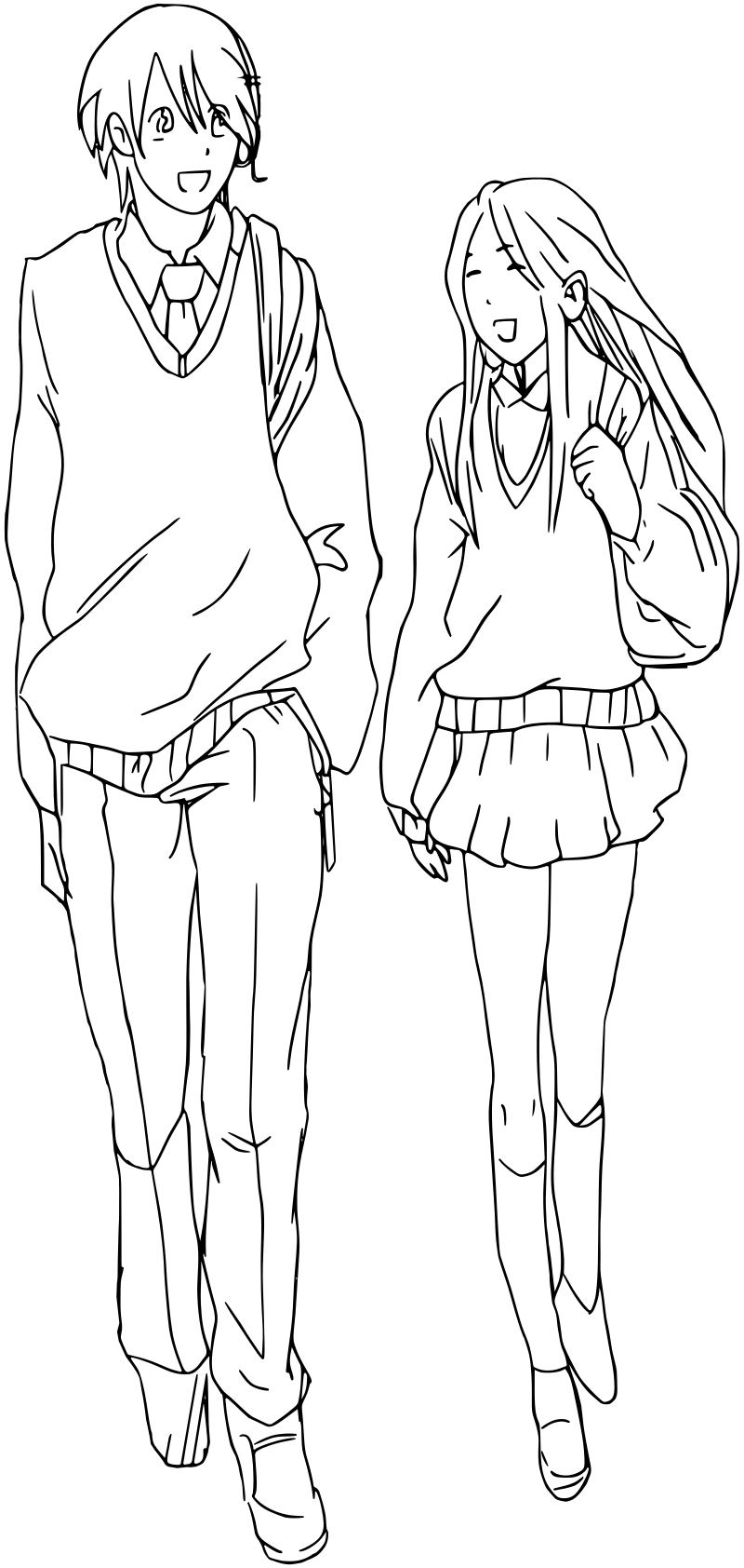 Young Couple Drawing