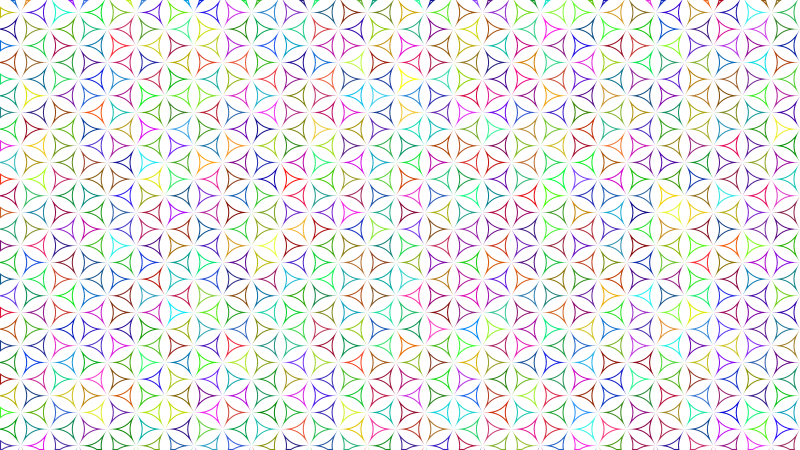 Seamless Pattern 475 Line Art Colorful No BG