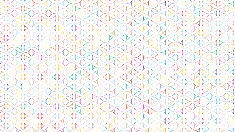 Seamless Pattern 475 Line Art Prismatic No BG