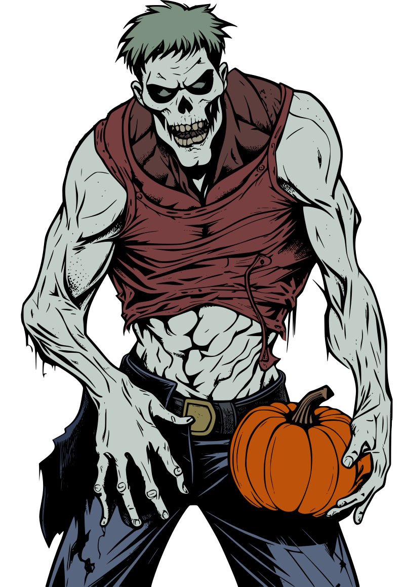 Zombie Brings the Pumpkin - Colour Remix