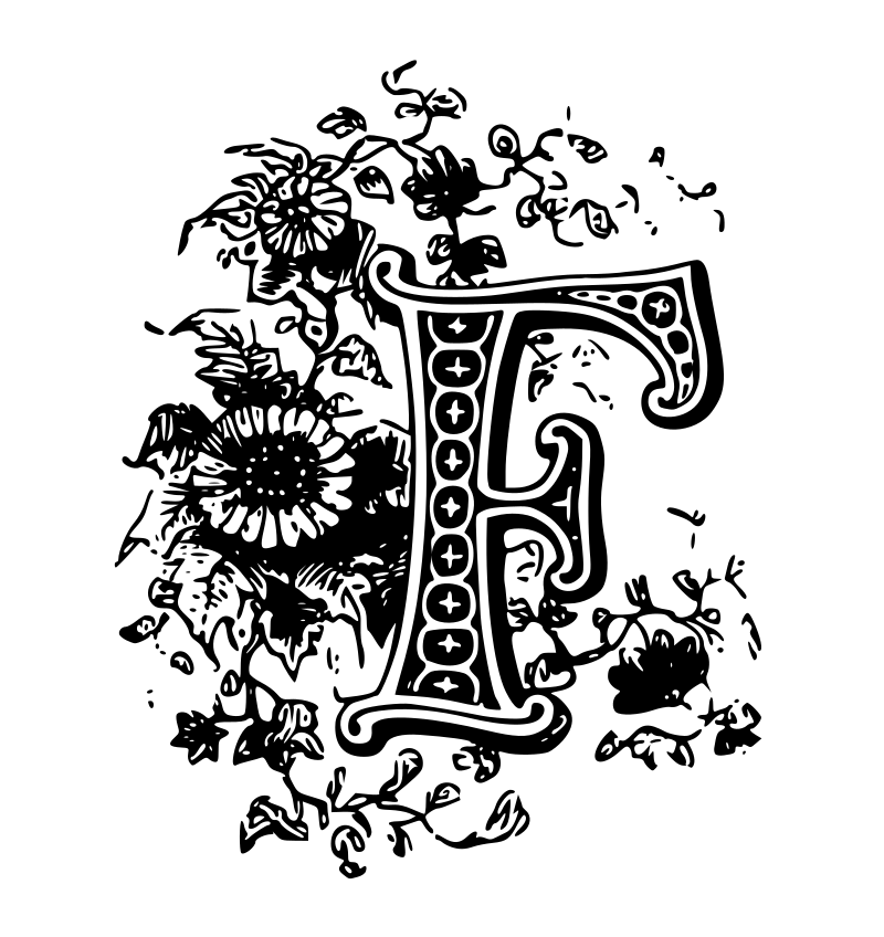 F Drop Cap