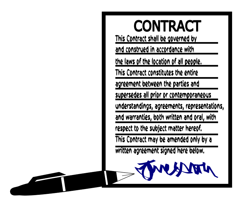 Fountain Pen and Contract