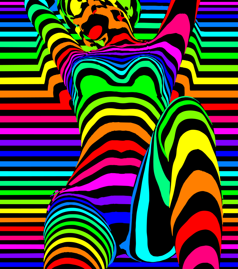 Striped Woman 2
