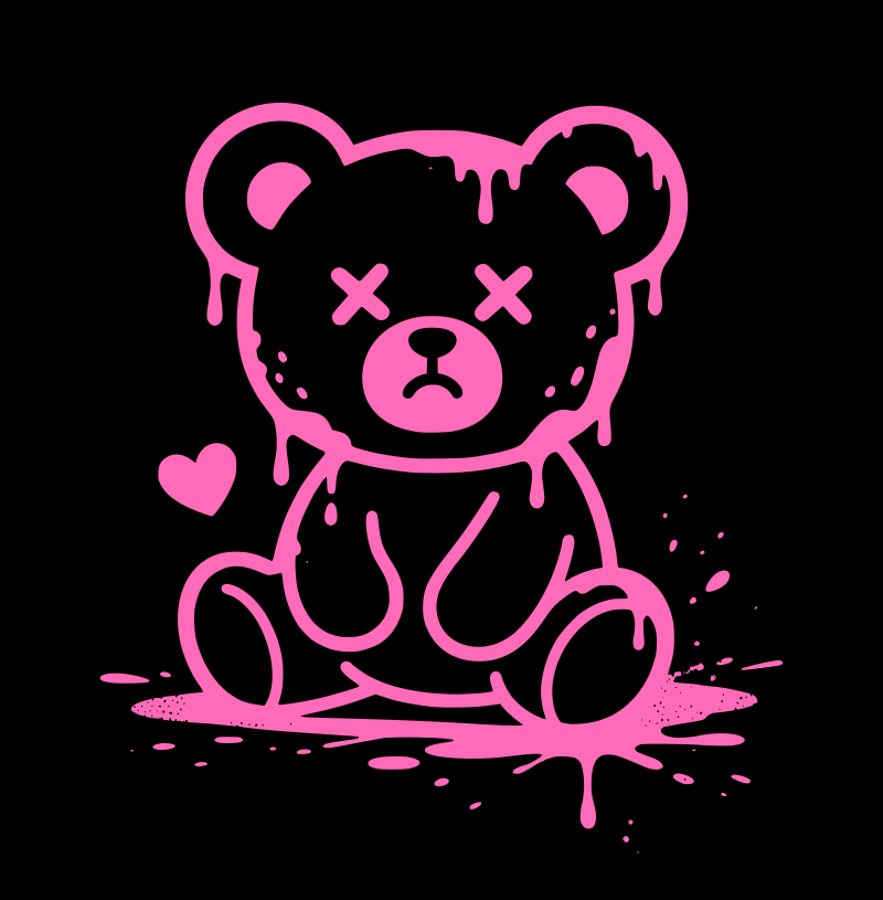 Grunge teddy
