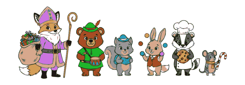 Five Christmas Animals