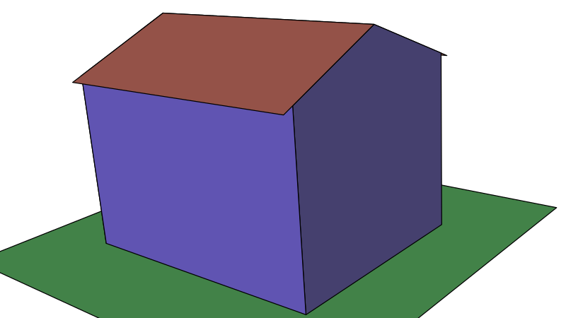 Animated 3D House using SMIL Morphing