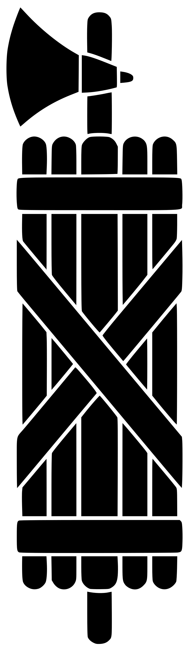 Fasces (b/w)