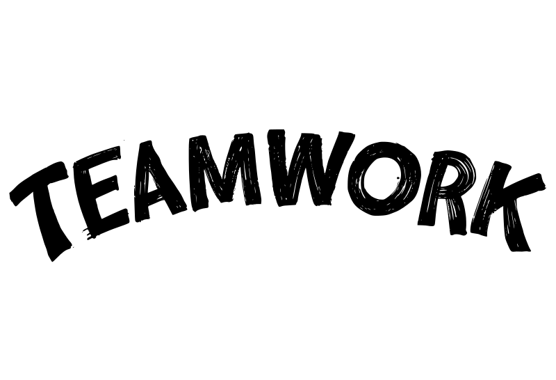 Teamwork - Typography