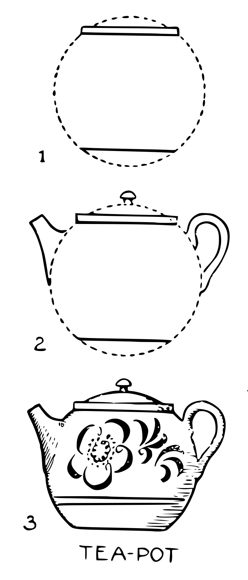 Lutz - Teapot - in 3 steps