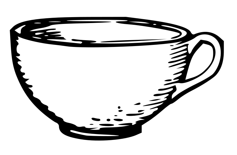 Lutz - Tea Cup - outline