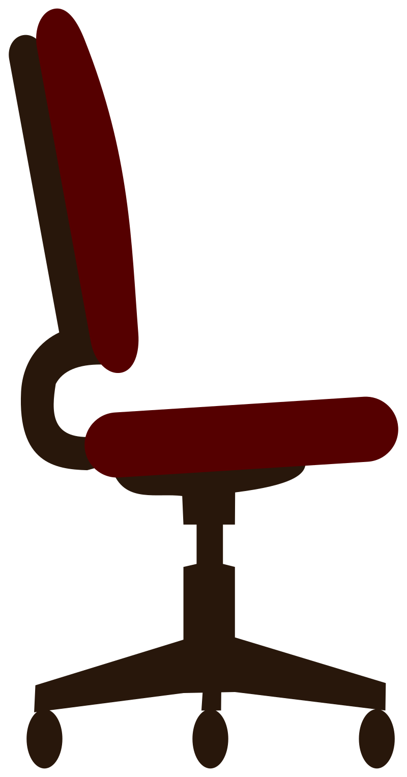 Office chair with wheels