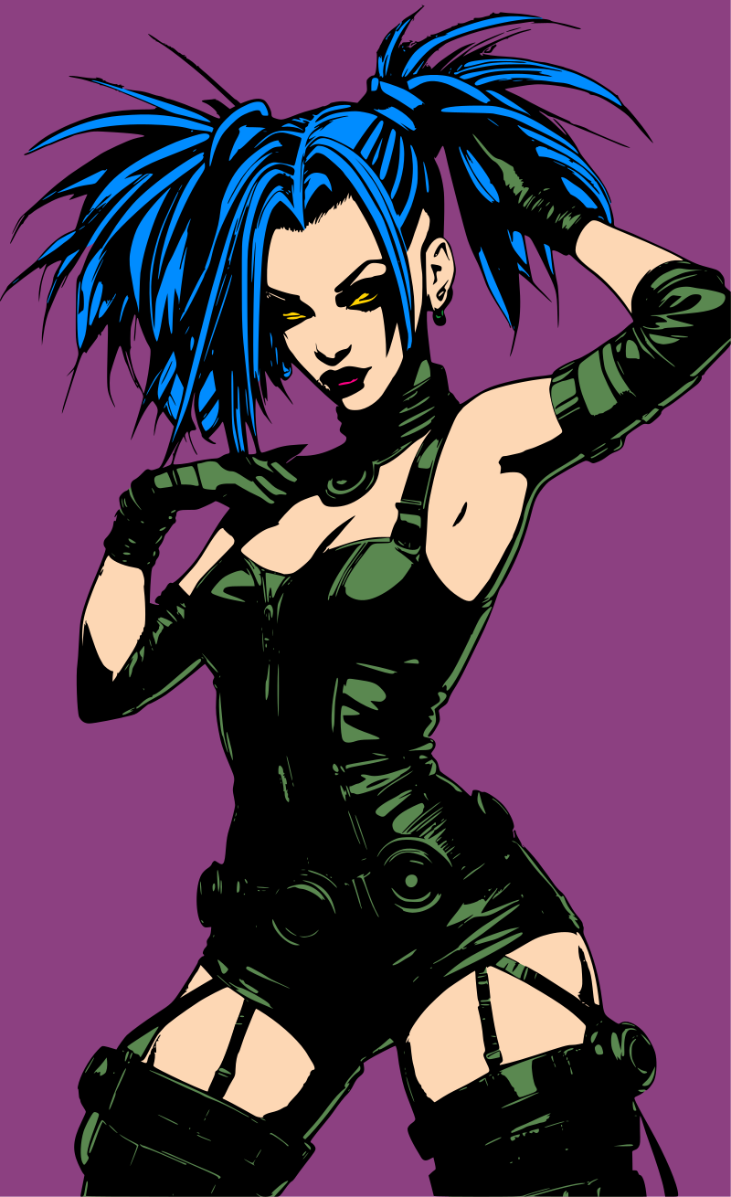 Dancing cybergoth remix