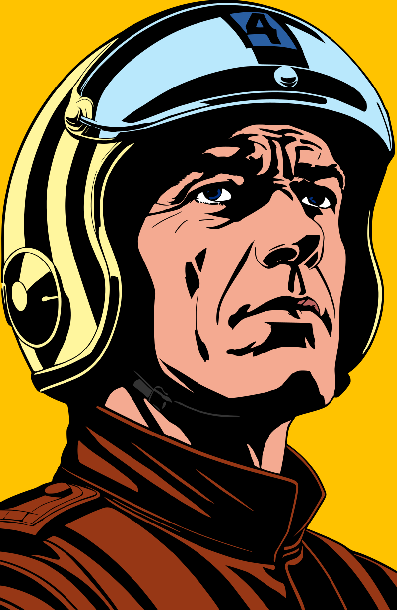 1950s race car driver remix