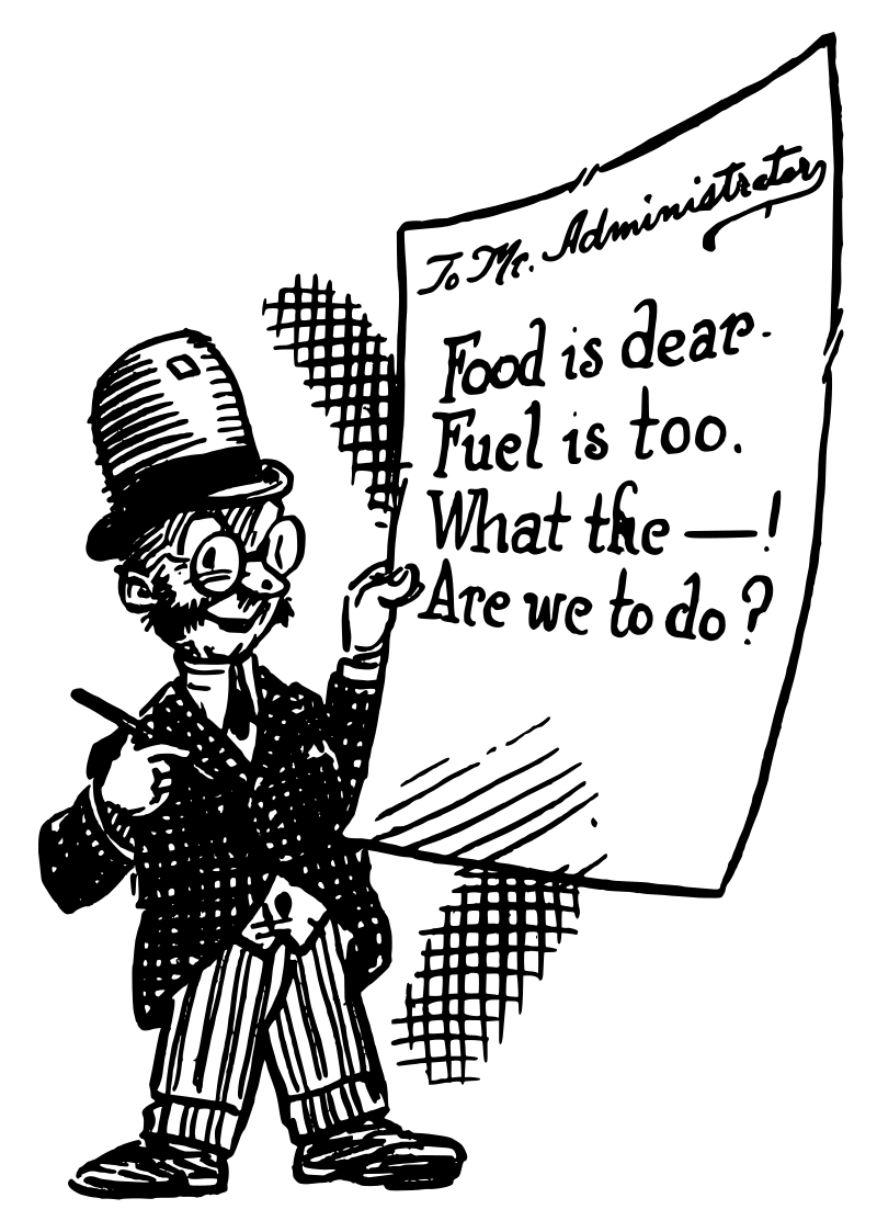 Man Writing a Complaint