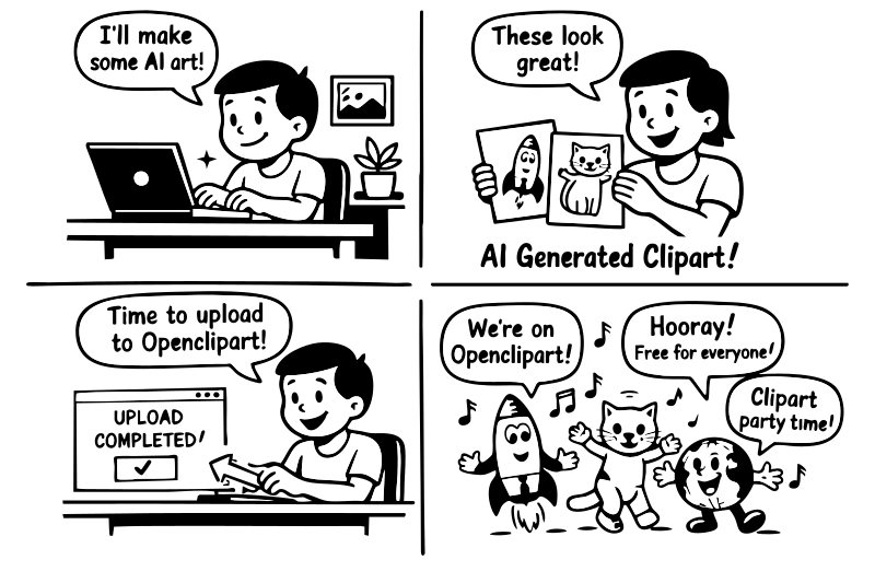 Cringe Pro-AI Comic Strip