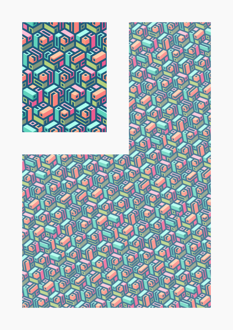 Cybernetic cubes - color