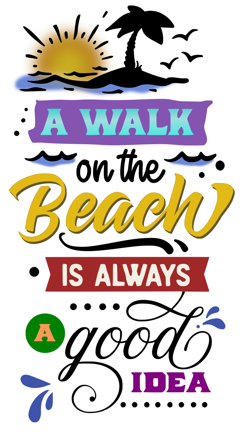 Walk on the Beach - Colour Remix