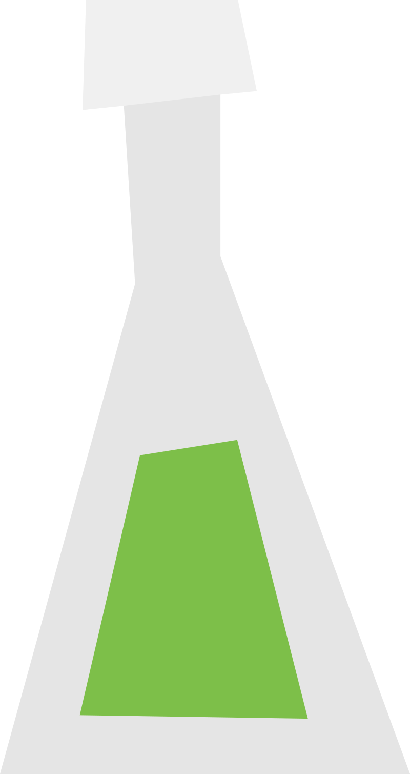 Lab Flask Green Liquid Potion Icon