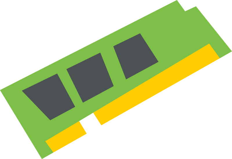 Computer Memory RAM Stick Icon