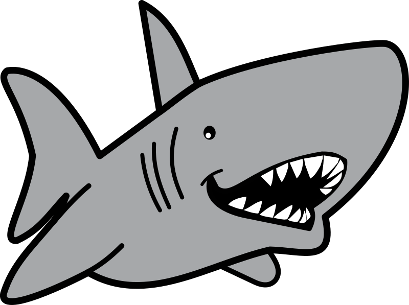 Cartoon shark