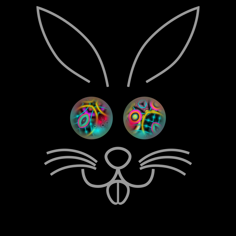 psychedelic bunny (animated)