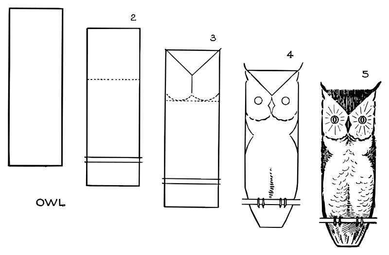 Lutz - Owl 1 - in 5 steps