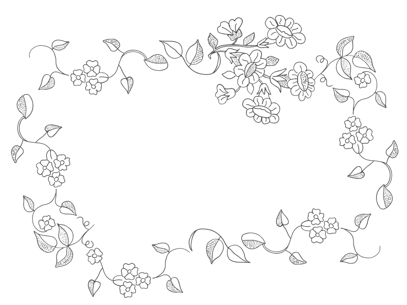 Flower Tendril - Frame Remix