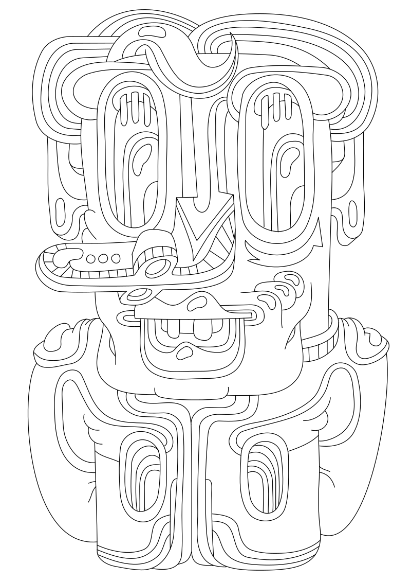 Weird Face 2 - White