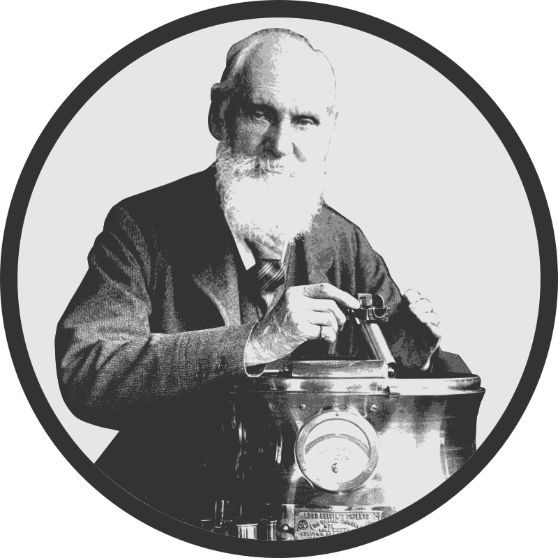 Sir William Thomson, Baron Kelvin by T. & R. Annan & Sons