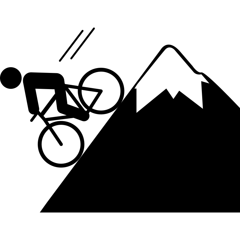 Downhill MTB bike bicycling fast