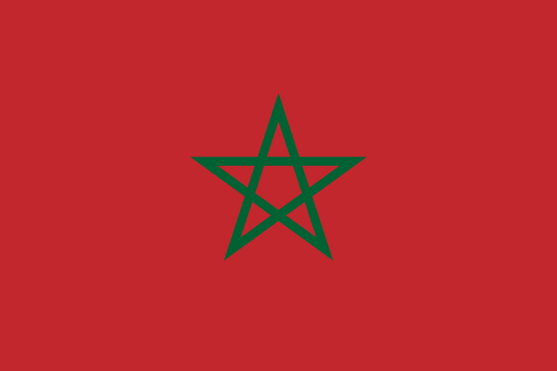 Flag of Kingdom of Morocco