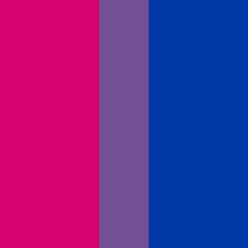 Bisexual pride vertical flag icon square reduced size