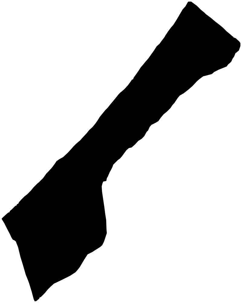 Gaza symbol black white outline